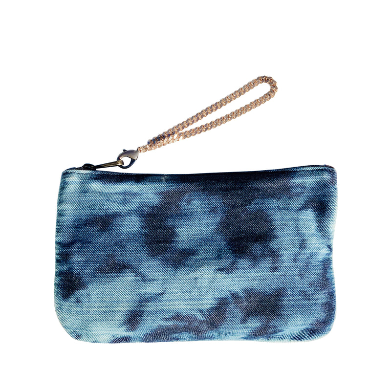 DENIM POUCH - Distressed
