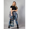 ANDROMEDA SKULL HOBO - Distressed Denim