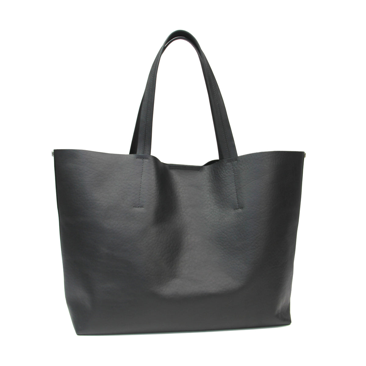MACKENZIE83 CMACK TOTE HORWEEN VEGETABLE TANNED LEATHER BLACK GRAVEL