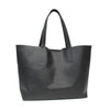 MACKENZIE83 CMACK TOTE HORWEEN VEGETABLE TANNED LEATHER BLACK GRAVEL
