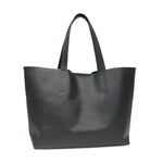 MACKENZIE83 CMACK TOTE HORWEEN VEGETABLE TANNED LEATHER BLACK GRAVEL