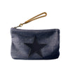 DENIM POUCH - Star Patch