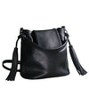 MACKENZIE83 KMACK CONVERTIBLE HOBO BACKPACK BLACK SMOOTH HORWEEN VEGETABLE TANNED LEATHER