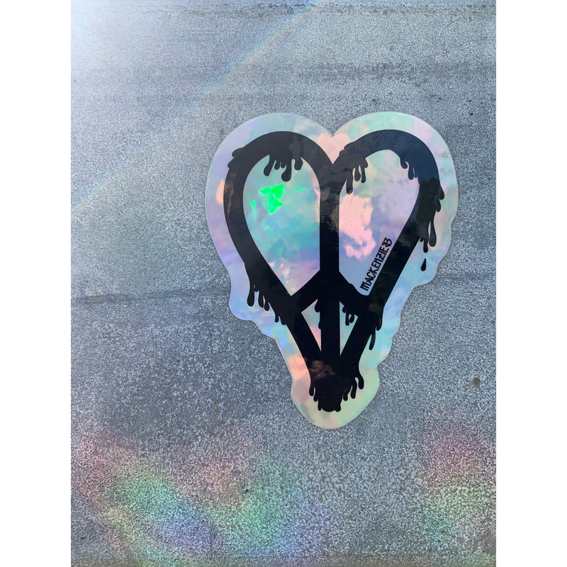 MACKENZIE83 MELTING HEART HOLOGRAPHIC STICKER