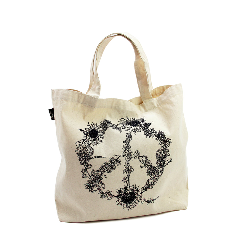 MACKENZIE83 CANVAS TOTE BAG 100% ORGANIC COTTON