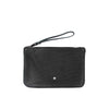 MACKENZIE83 PMACK CLUTCH HANDBAG BLACK AMERICAN BUFFALO LEATHER
