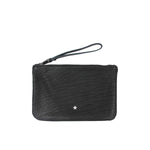 MACKENZIE83 PMACK CLUTCH HANDBAG BLACK AMERICAN BUFFALO LEATHER