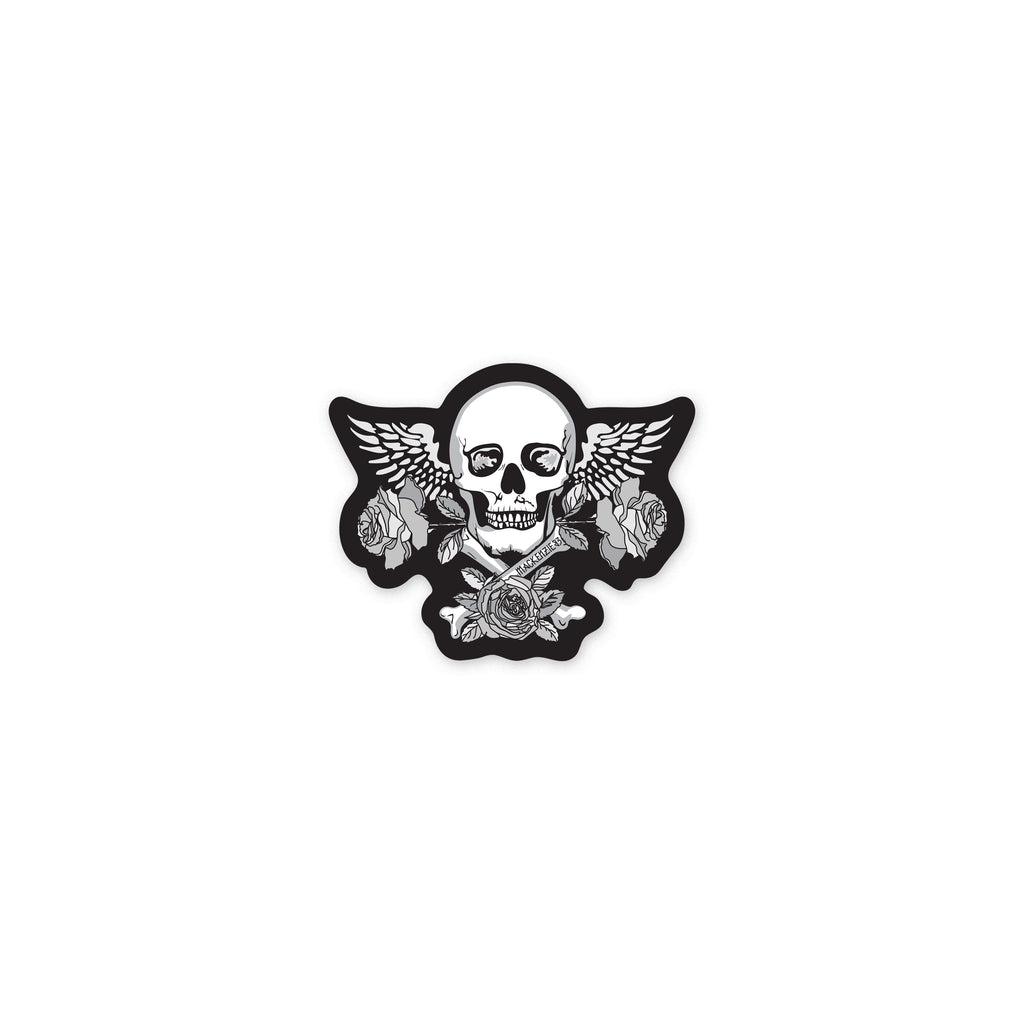 MACKENZIE83 ROSES & SKULL STICKER