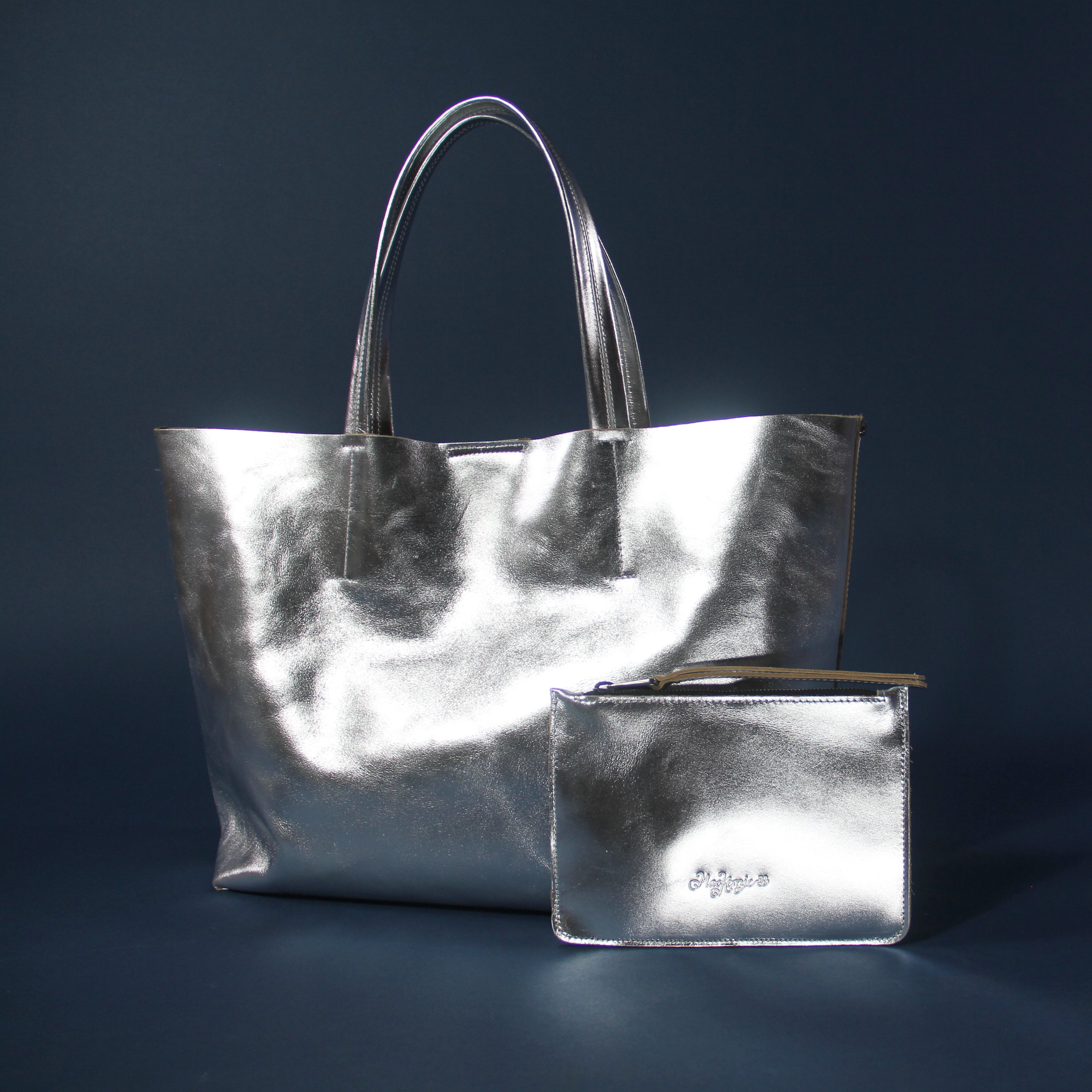 CMACK TOTE - Silver – MacKenzie83