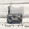 MACKENZIE83 DMACK OLIVE CAMO PRINTED AMERICAN LEATHER CLUTCH