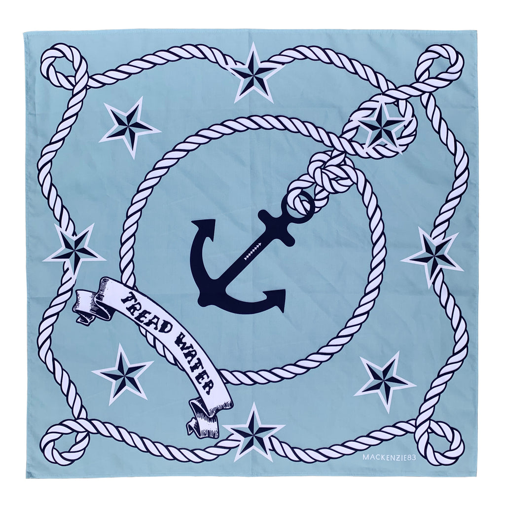 83 ORIGINAL TREAD WATER PRINTED BANDANA