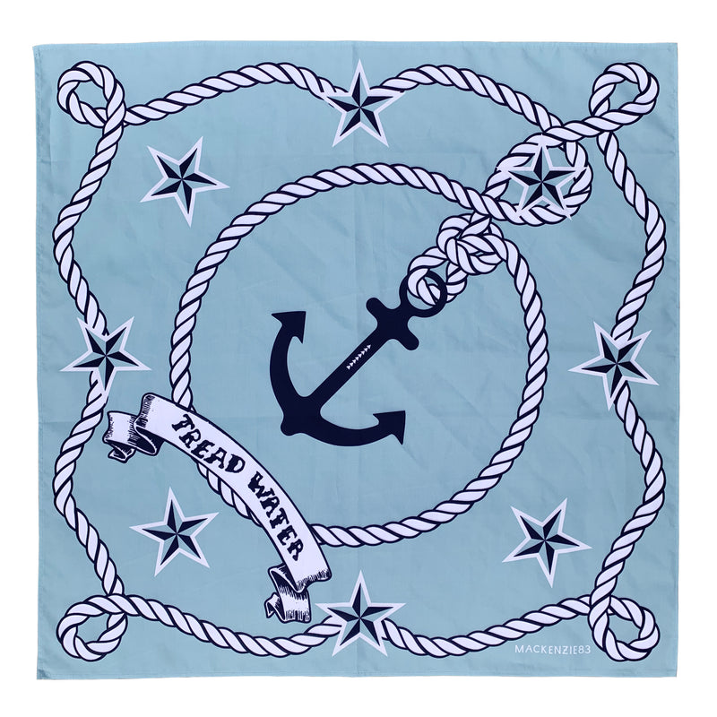 83 ORIGINAL TREAD WATER PRINTED BANDANA